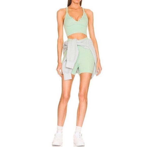 Free PEOPLE MOVEMENT Free Throw Short in Turquoise Mint NEW Size M NWT - Picture 2 of 6